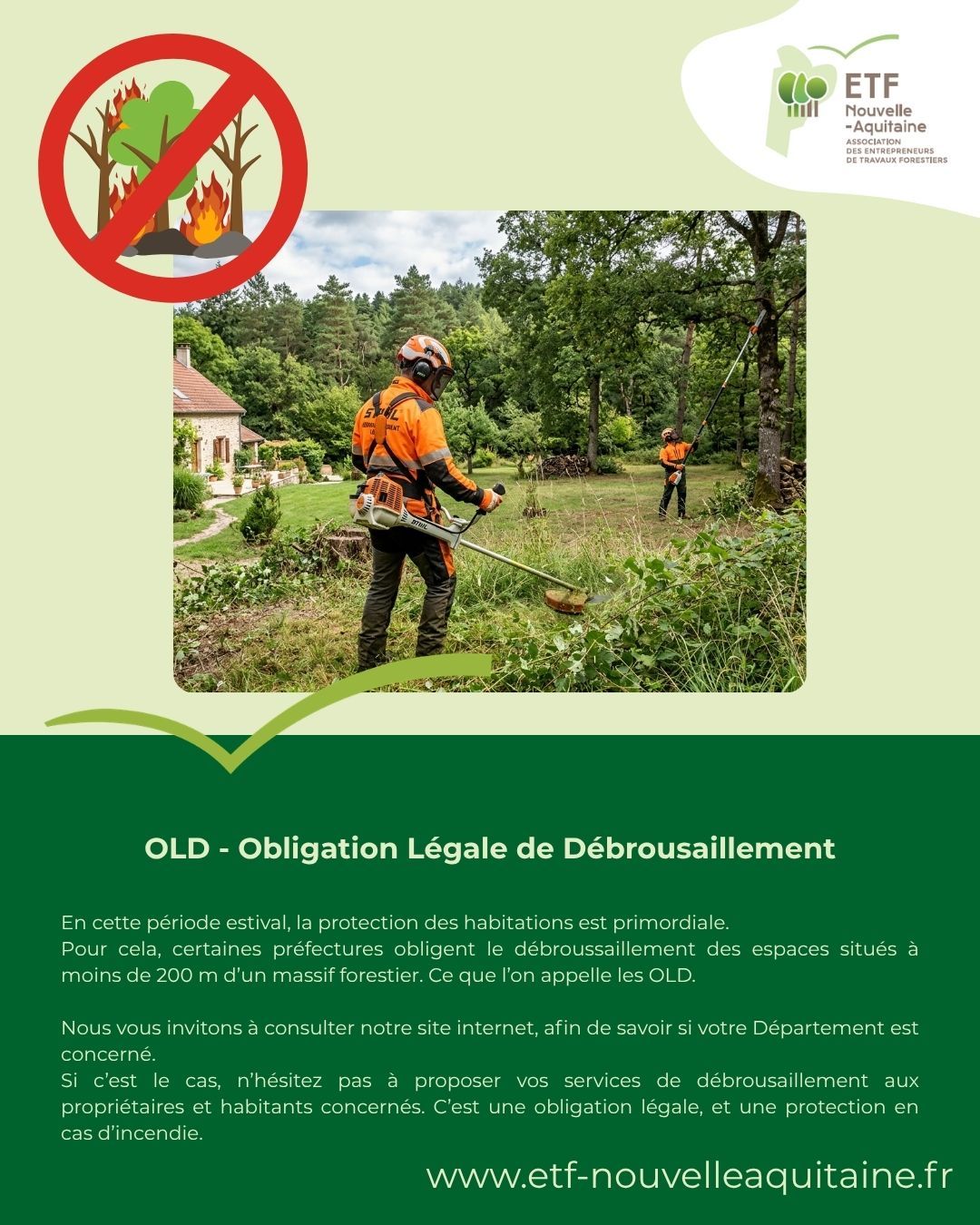 Obligation Légale de Débroussaillement - OLD